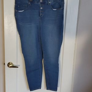Sky high skinny jeans